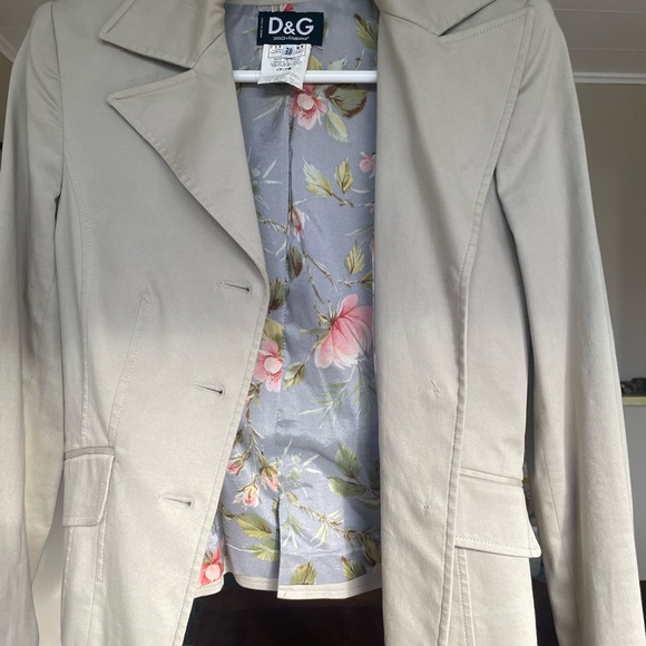 Dolce&Gabbana Tan Ittierre Spa Blazer 26/40 - Picture 10 of 11